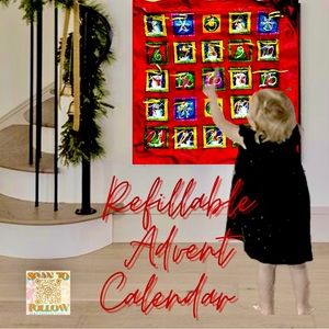 HANDMADE REUSABLE ADVENT CALENDAR